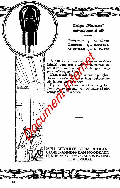 Ph1925 _1.jpg - Catalogue de tubes Philips de 1925           http://www.tubedata.info/      (Franck Philipse)
